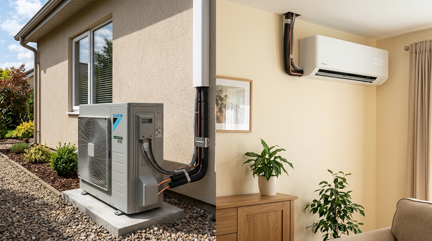 PAC air/air réversible — Appartement
